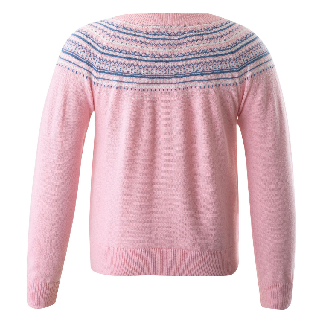 Fairisle Sweater in Pink back