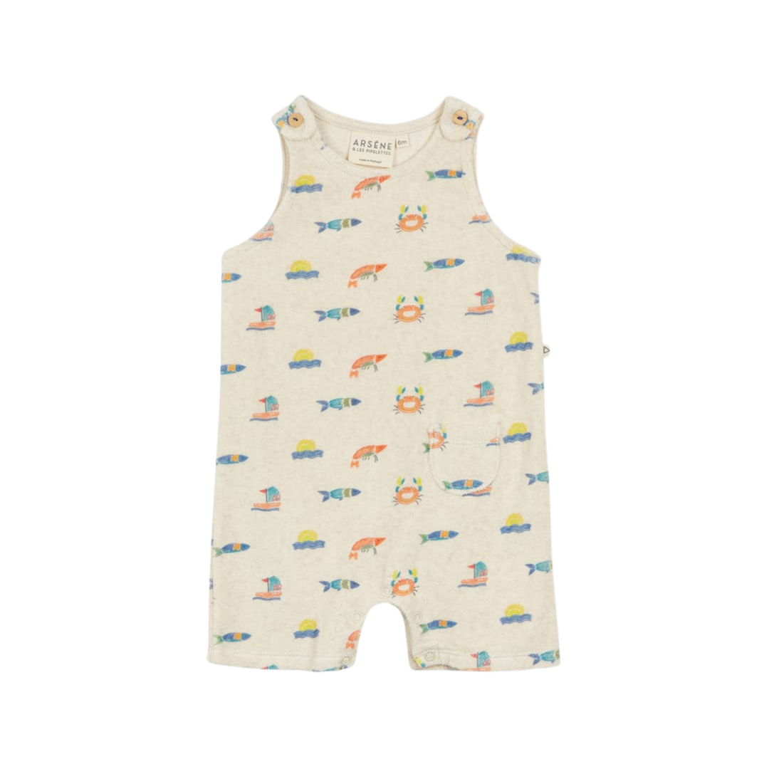 Baby Coveralls in Fish front