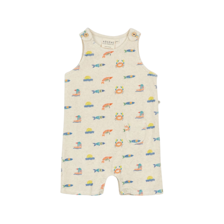 Baby Coveralls in Fish front