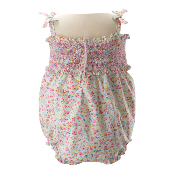 Floral Smocked Bubble back