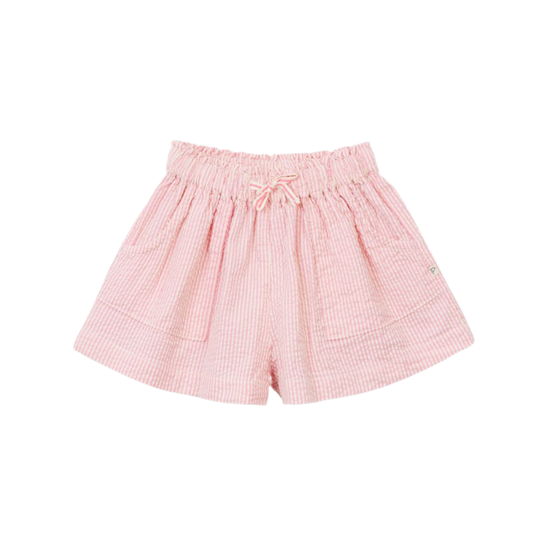 Shorts in Rose Mini Stripe front