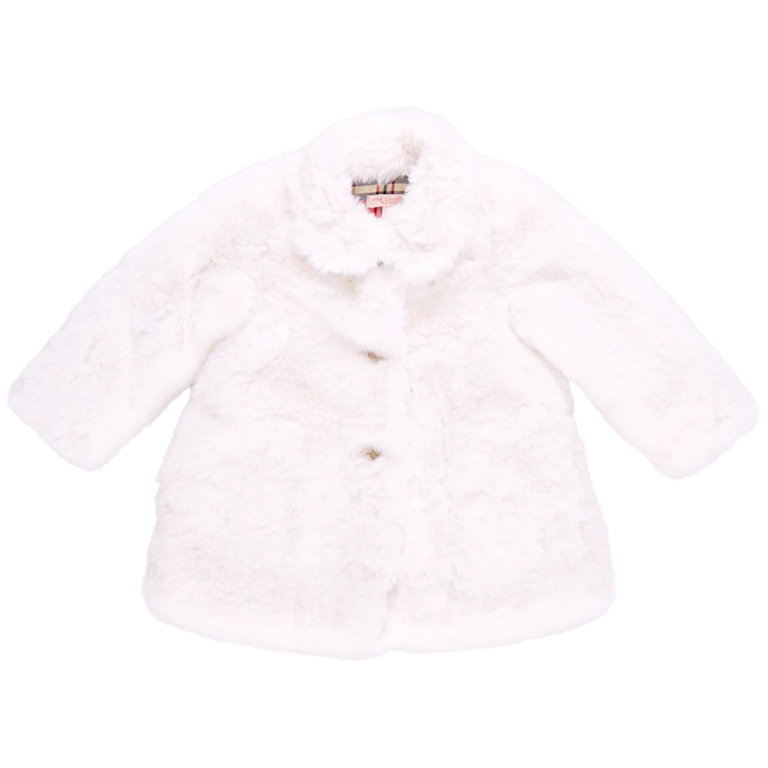 Fur Kate Coat - Snow White front