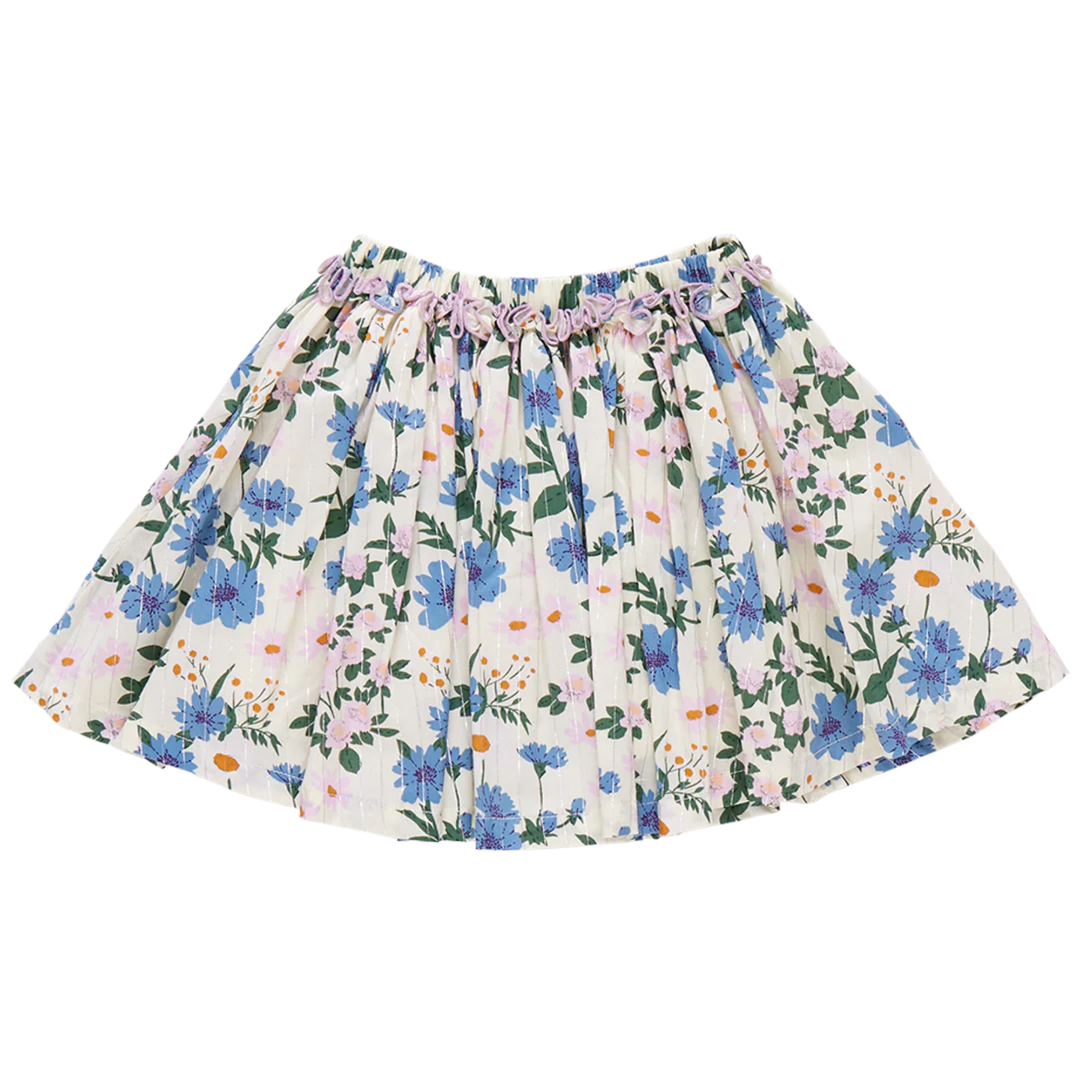 Gianna Skirt - Melon Daisy Floral front