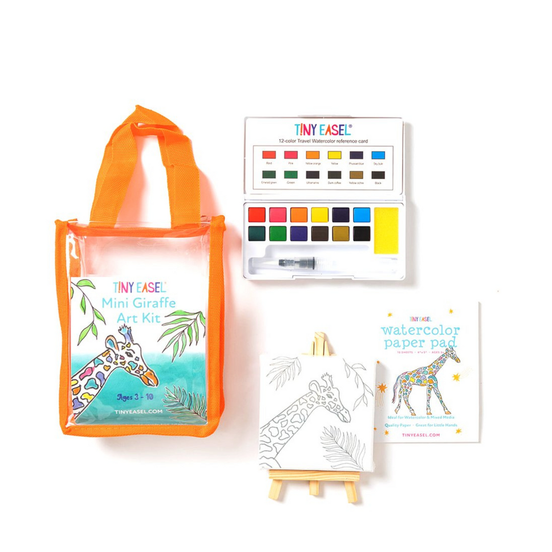 Mini Giraffe Art Kit front