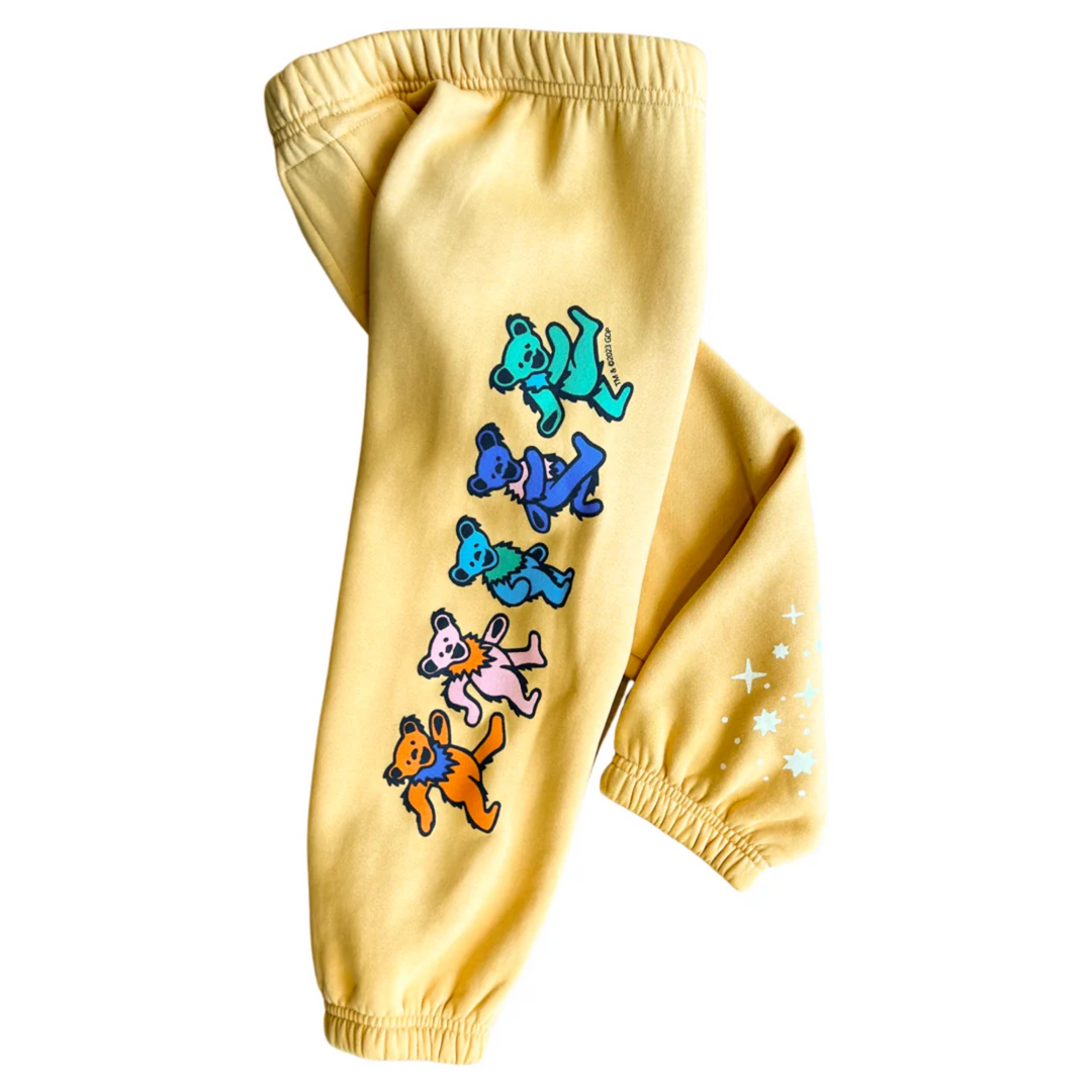 Grateful Dead Dancing Bears Sweatpants in Sunset side