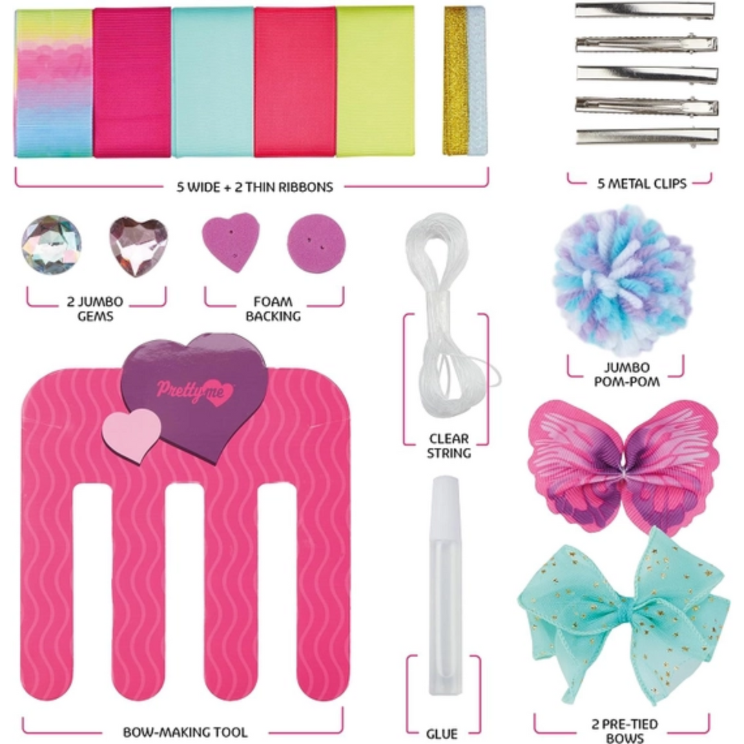 Hair Bow Making Kit inside