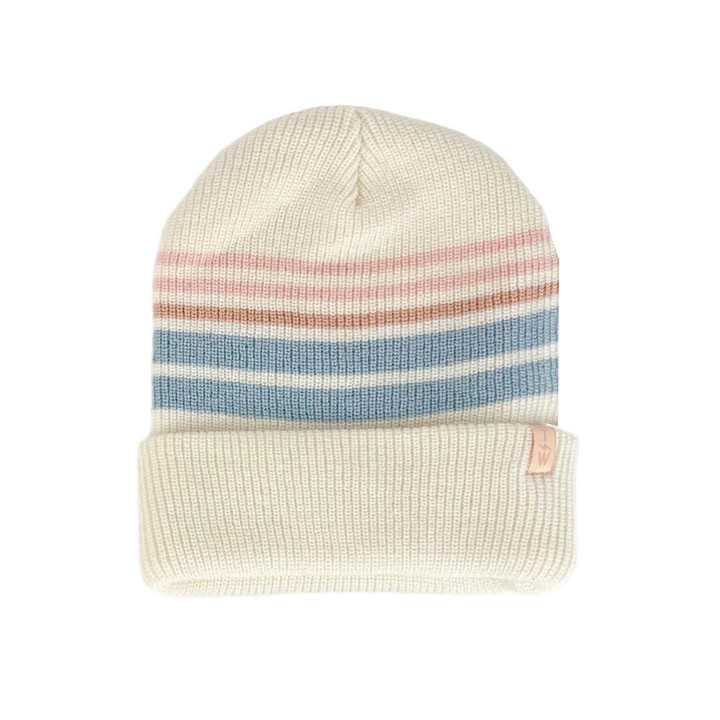 Head In The Clouds Beanie in Natural and Multi front