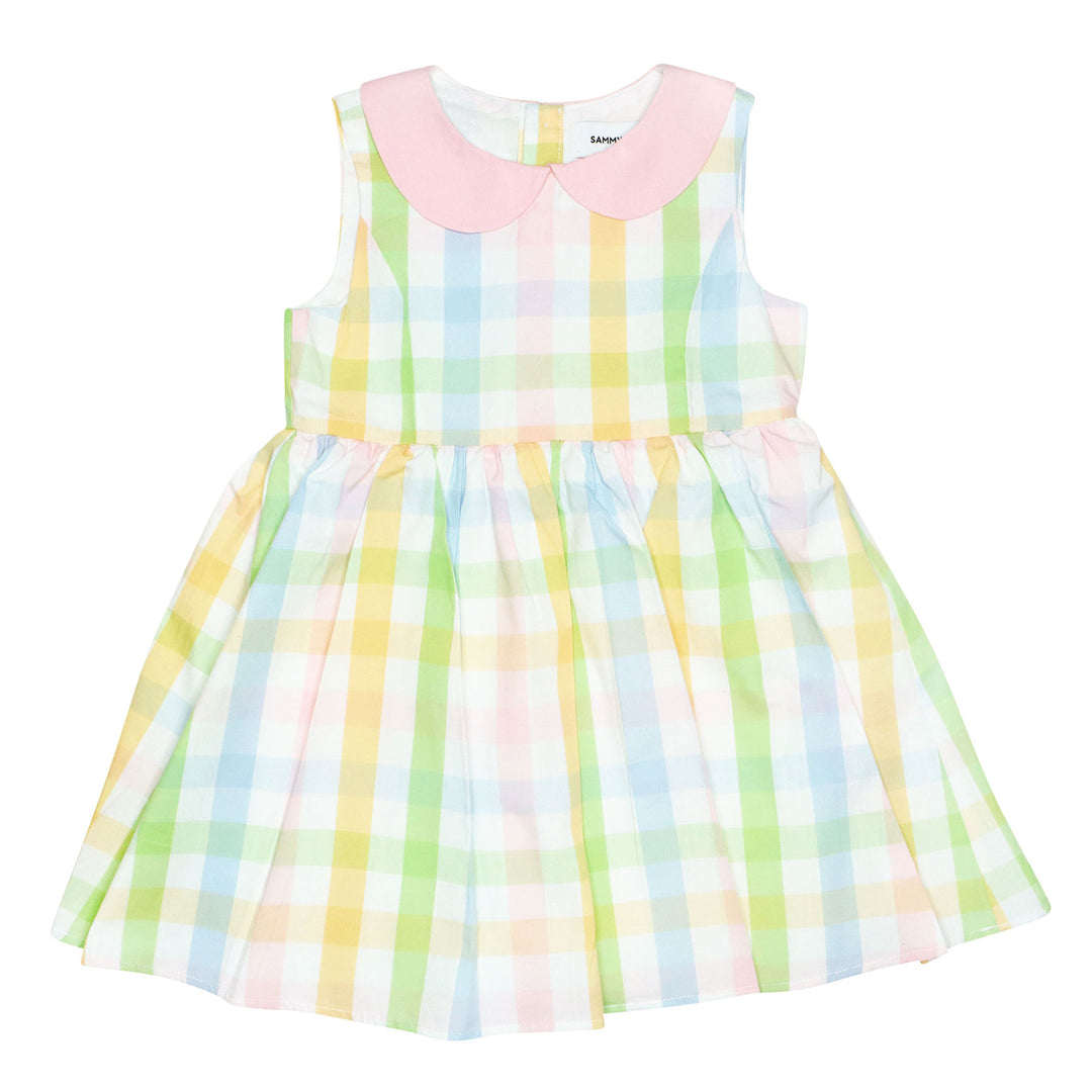 Rainbow Gingham Dress