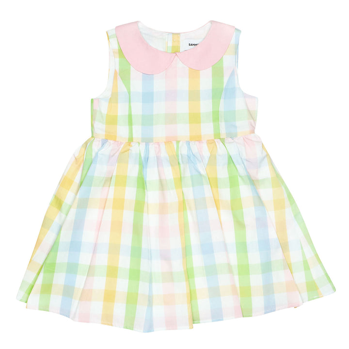 Rainbow Gingham Dress