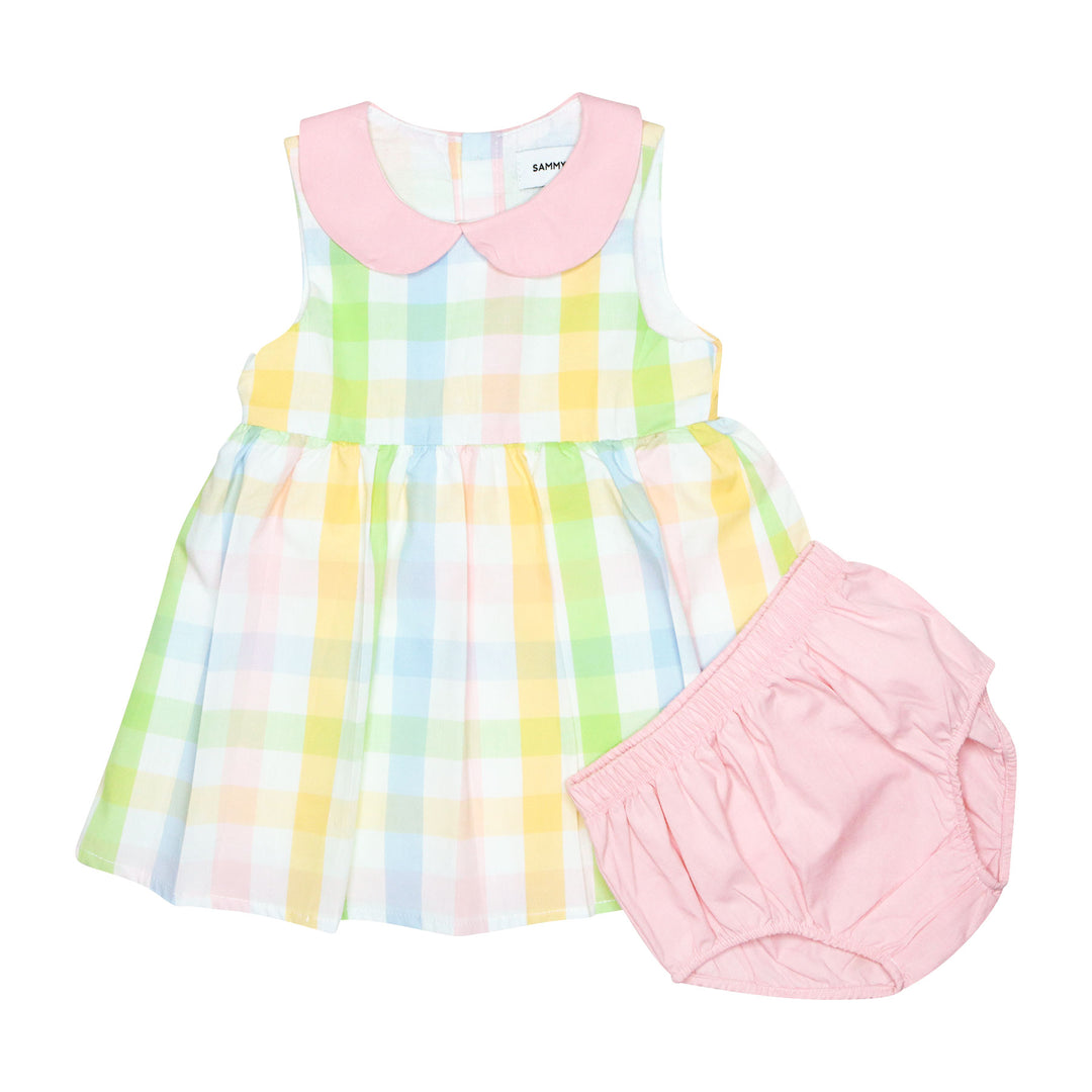 Rainbow Gingham Dress Baby