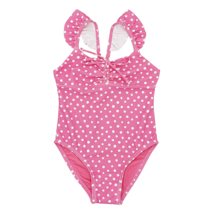 In a Cinch Baby One Piece Swimsuit in Pink Carnation front