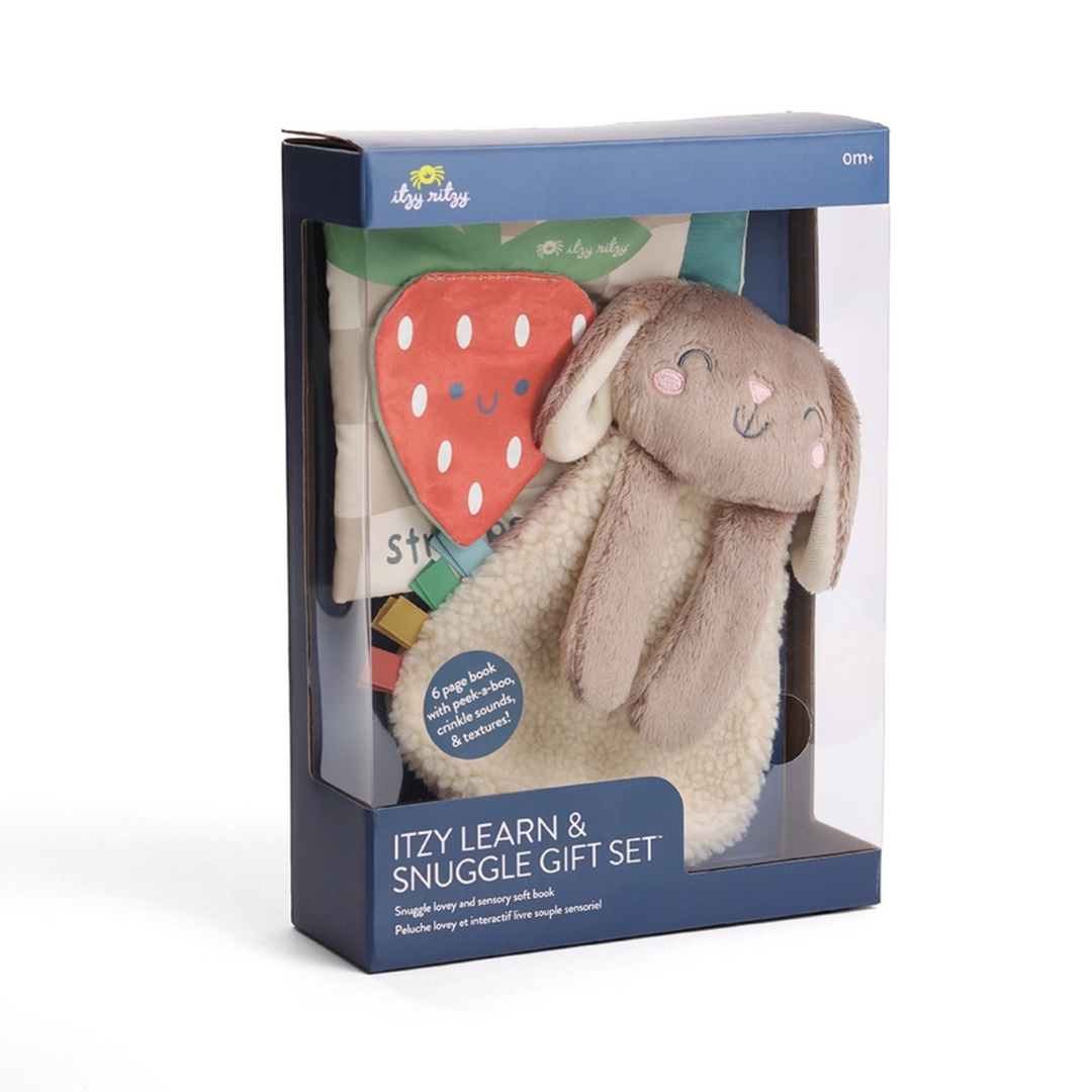 Itzy Learn & Snuggle Gift Set front