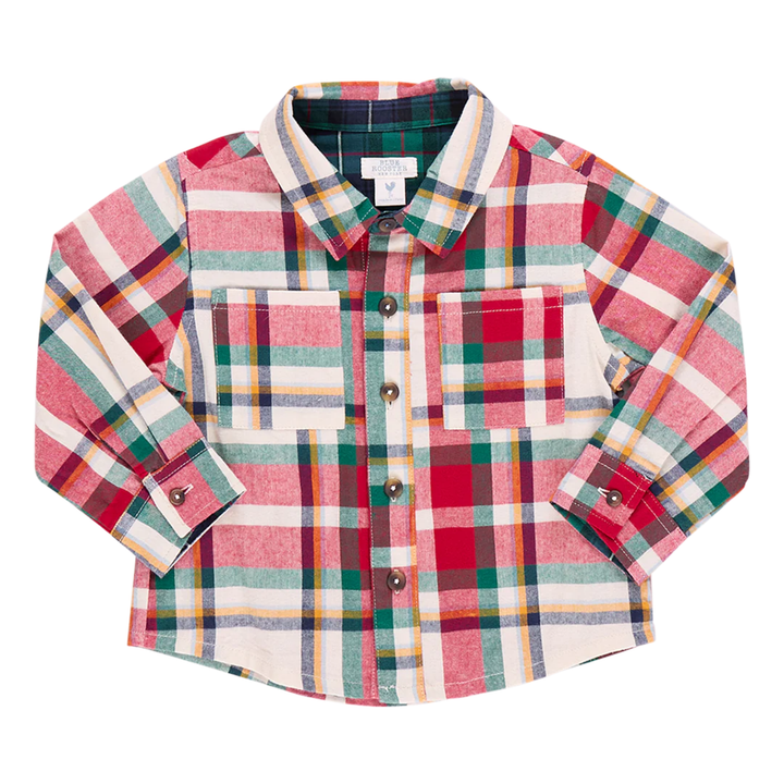 Jack Shirt - Holiday Tartan front