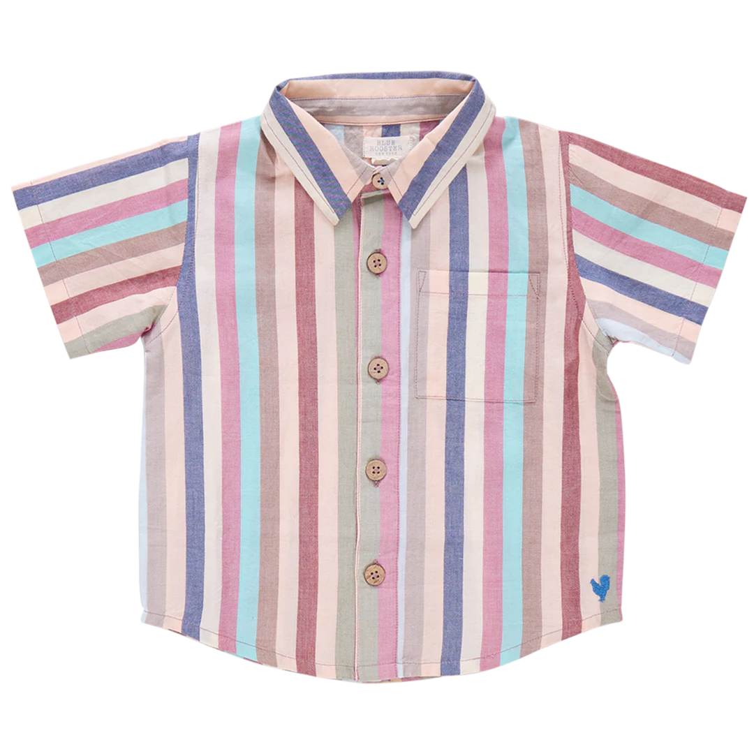 Jack Shirt - Multi Vintage Stripe front