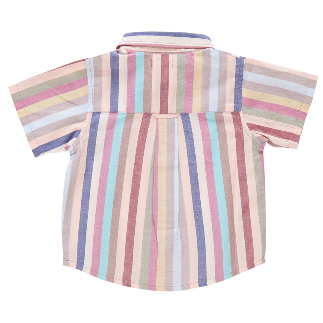 Jack Shirt - Multi Vintage Stripe back