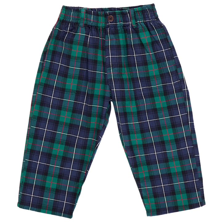 Jackson Pant - Green Tartan front