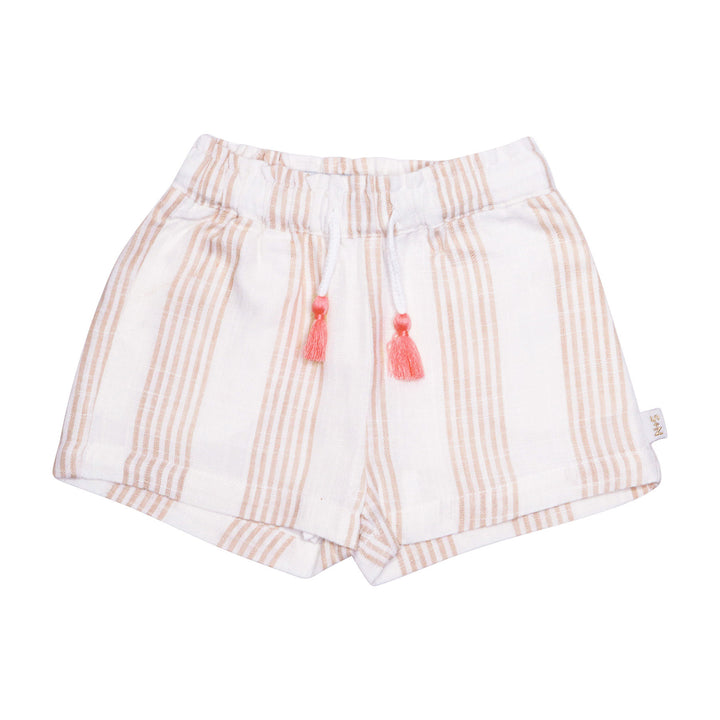 Kelly Linen Short in Desert Mirage Stripe