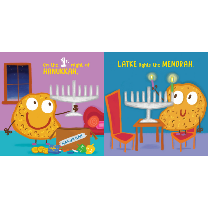 Latke's First Hanukkah Book inside