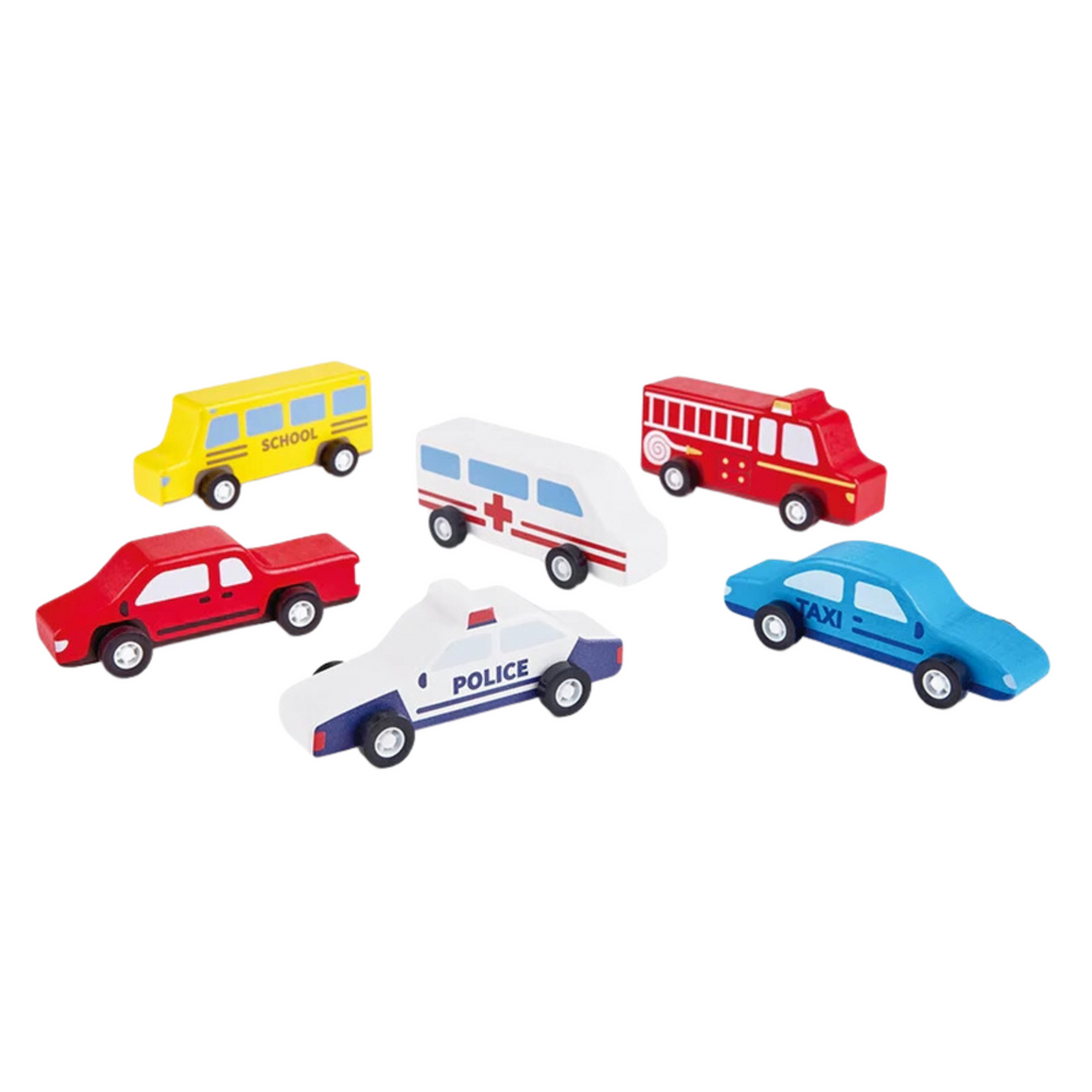 Little Auto - Set of 6 Cars