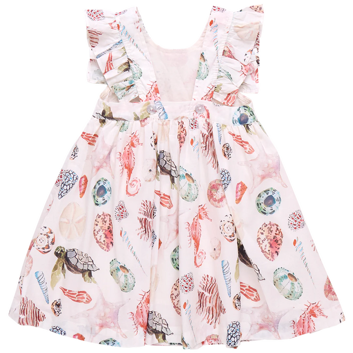 Liv Dress - Watercolor Shells back