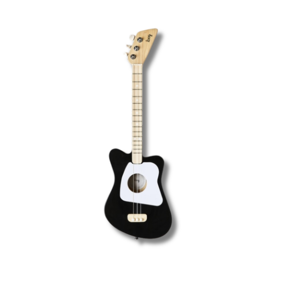 Mini Acoustic Guitar in Black front