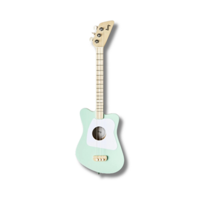 Mini Acoustic Guitar in Green front