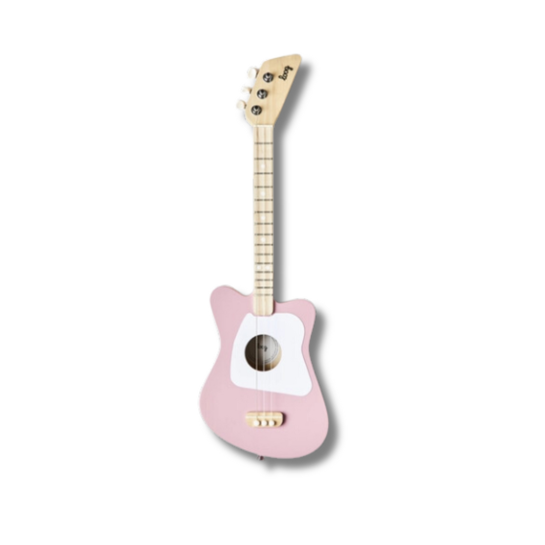 Pro Acoustic Guitar in Pink front