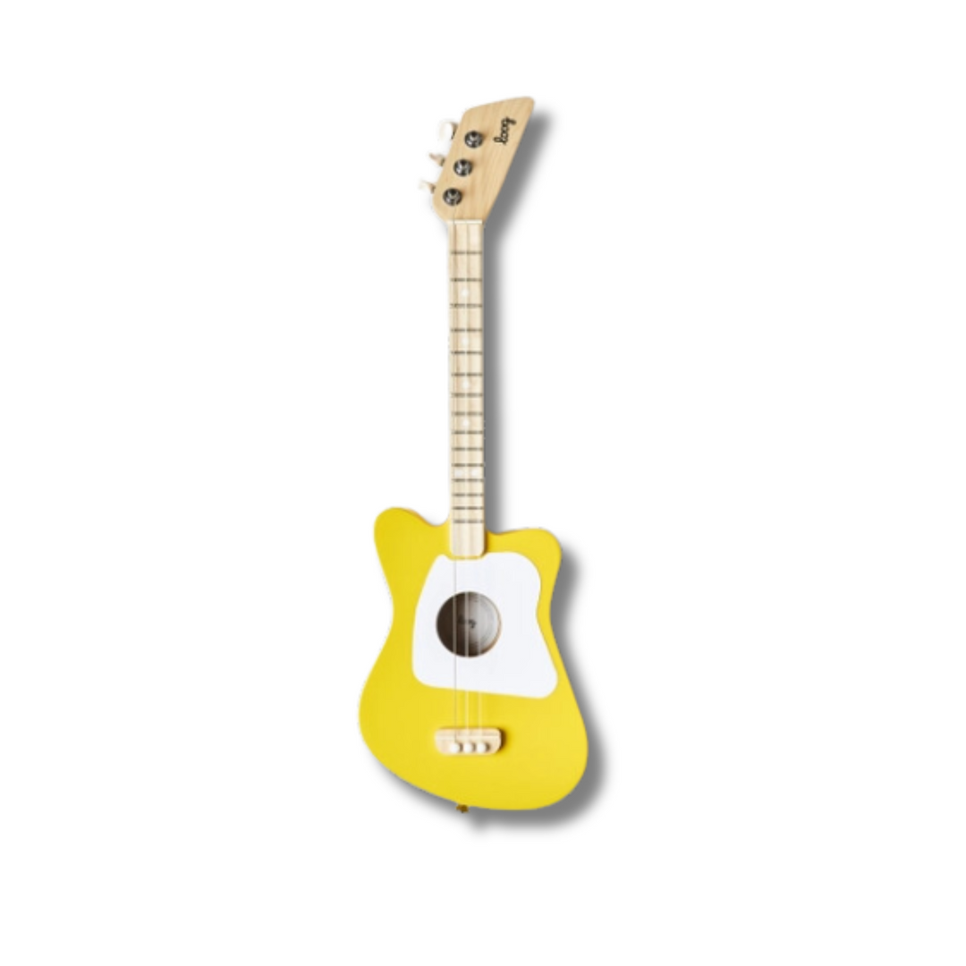 Mini Acoustic Guitar in Yellow front