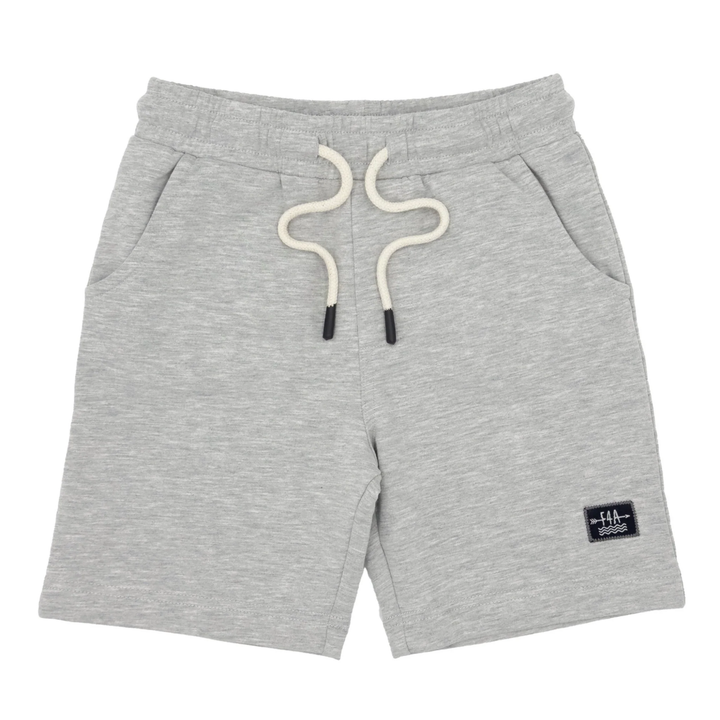 Low Tide Shorts in Heather Grey front