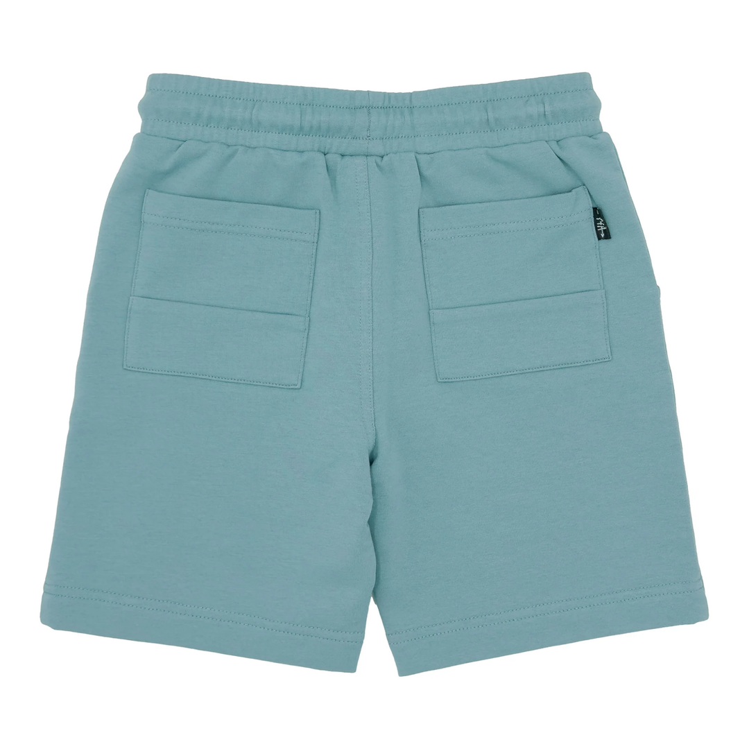 Low Tide Shorts in Surf Blue back