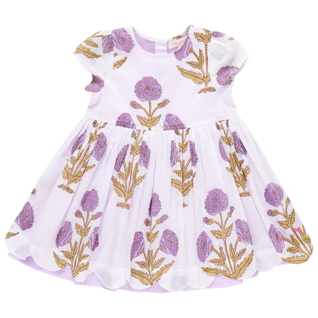 Marisol Dress - Lavender Dandelion front