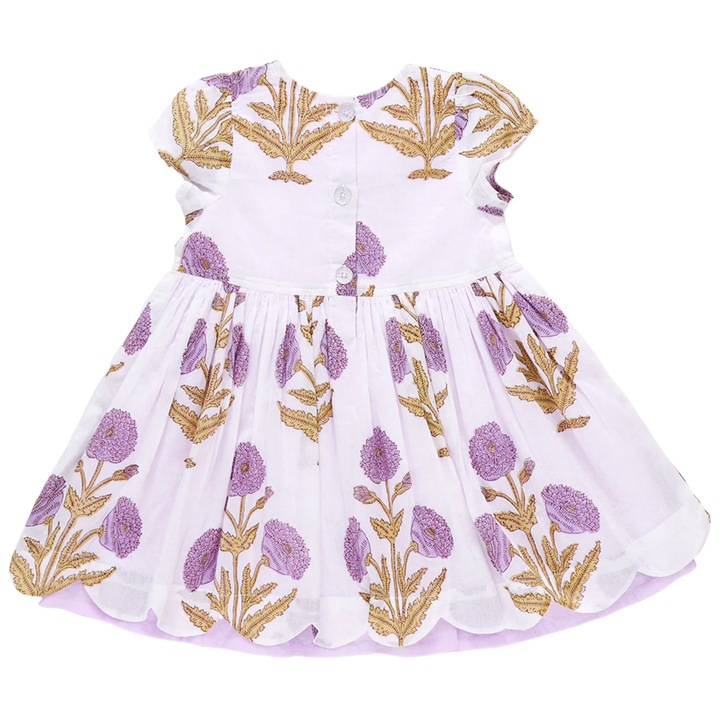 Marisol Dress - Lavender Dandelion back