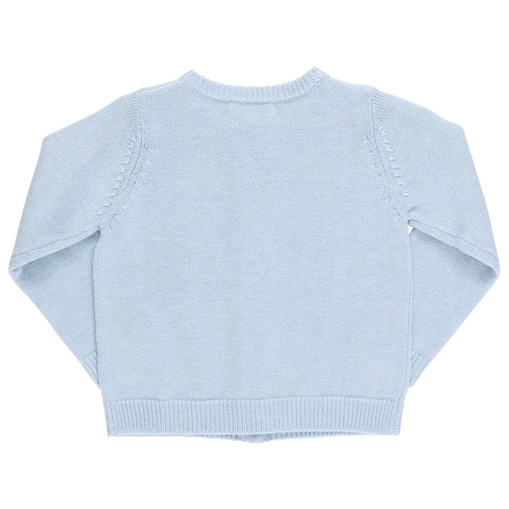 Maude Sweater - Blue Menorah back