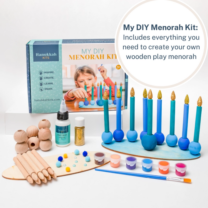 DIY Hanukkah Menorah Kit - Chanukah