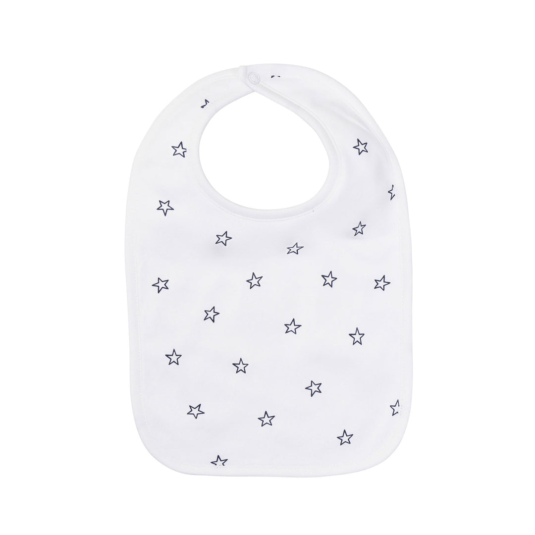 Tiny Stars Bib in Navy