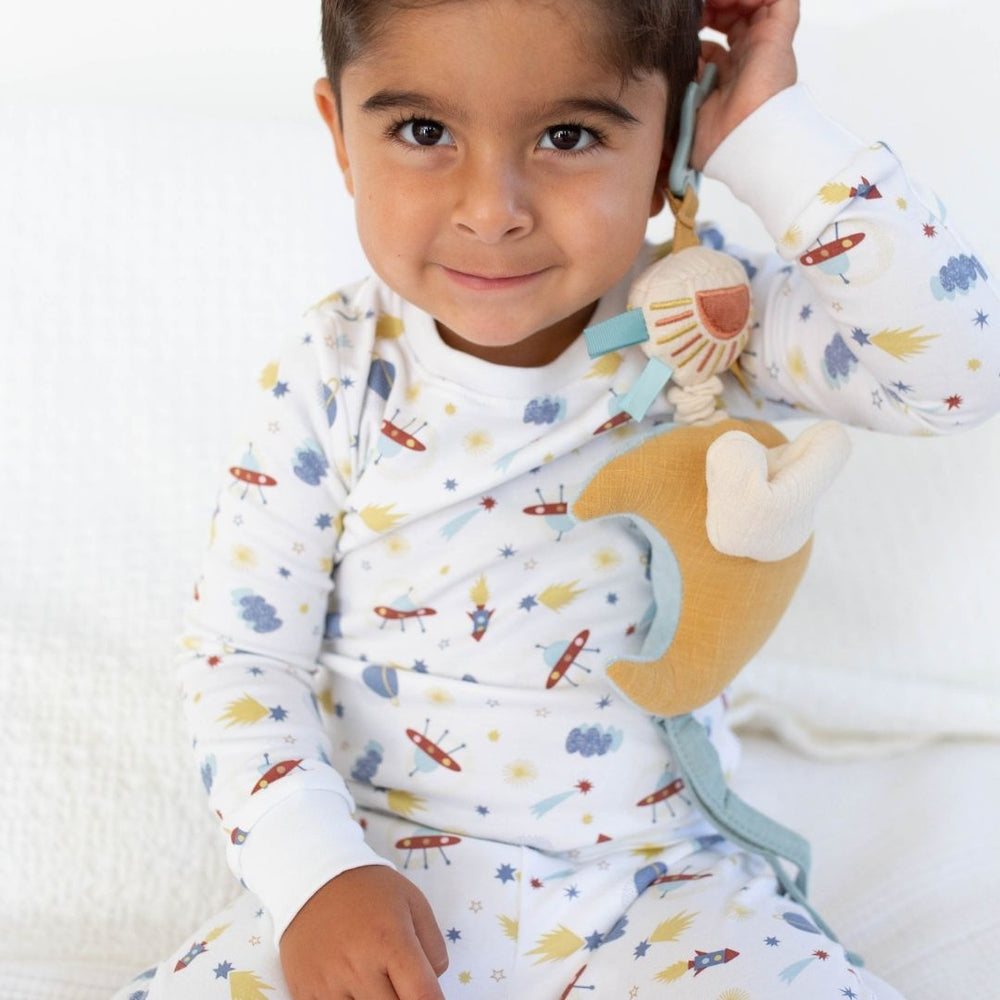 a boy wearing Out of this World Pajama Set