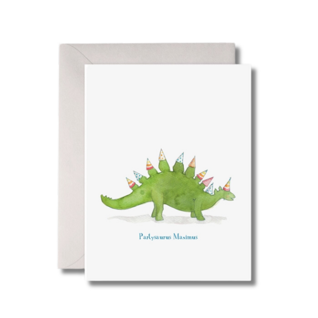 Partysaurus Card front