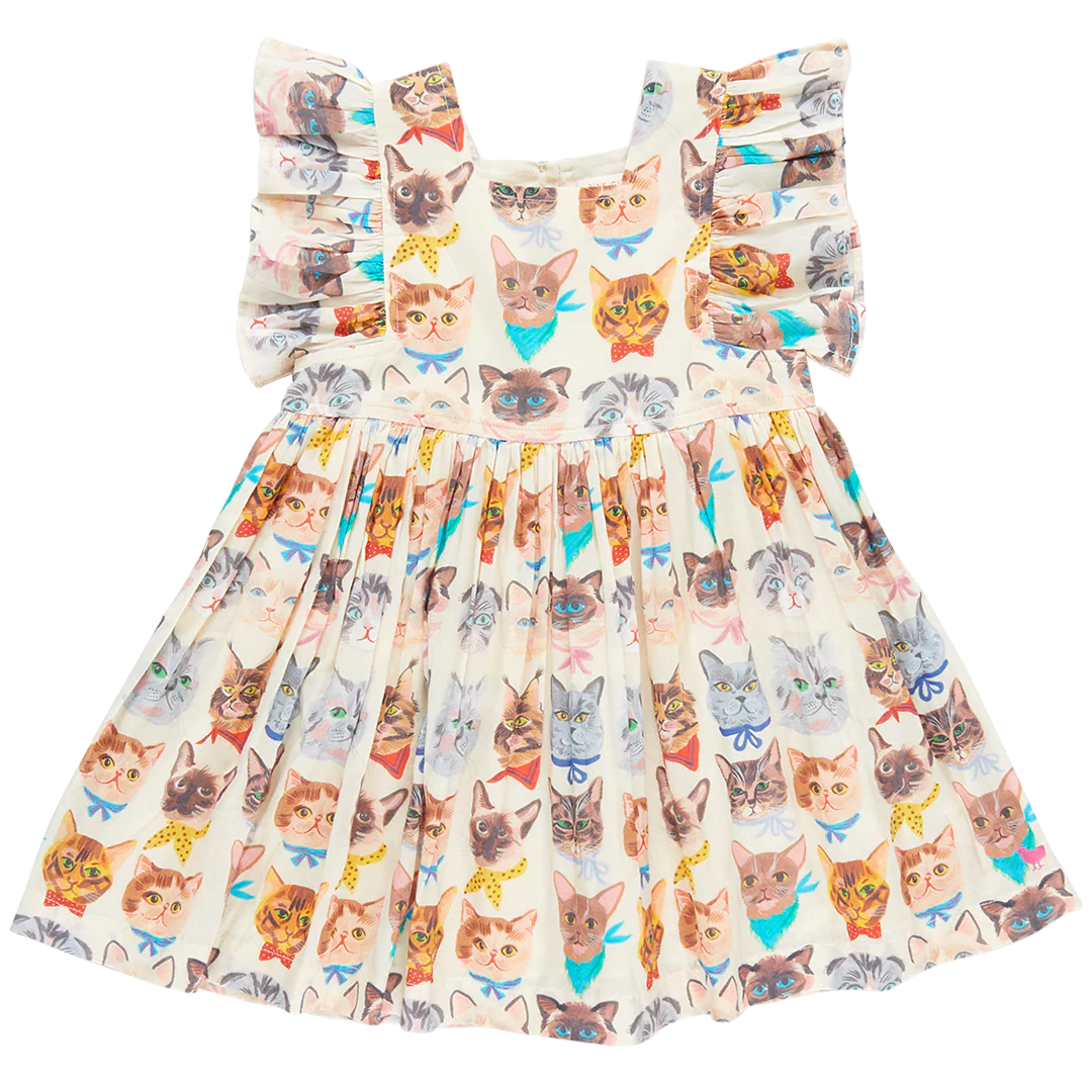 Elsie Dress - Cool Cats