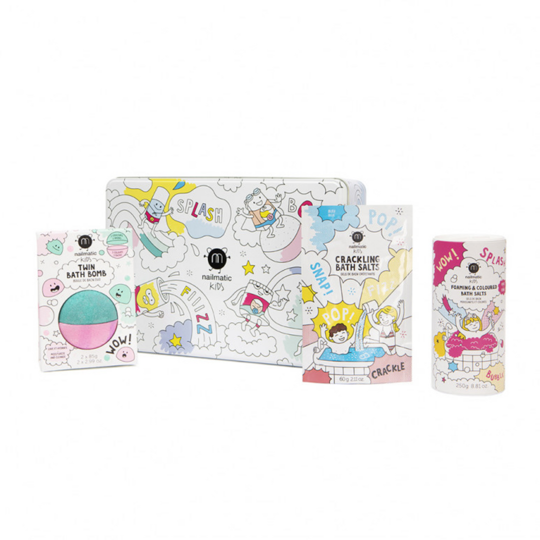 Pink Splash Bath Box front