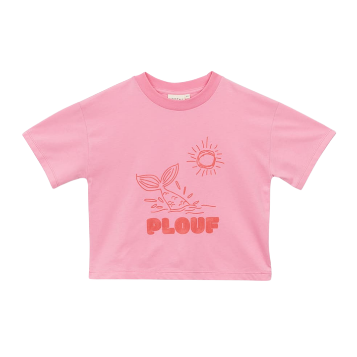 Plouf T-Shirt in Rose front