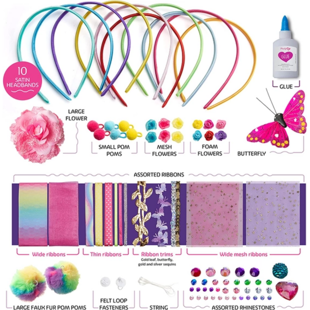 Pretty Me Headband Making Kit inside