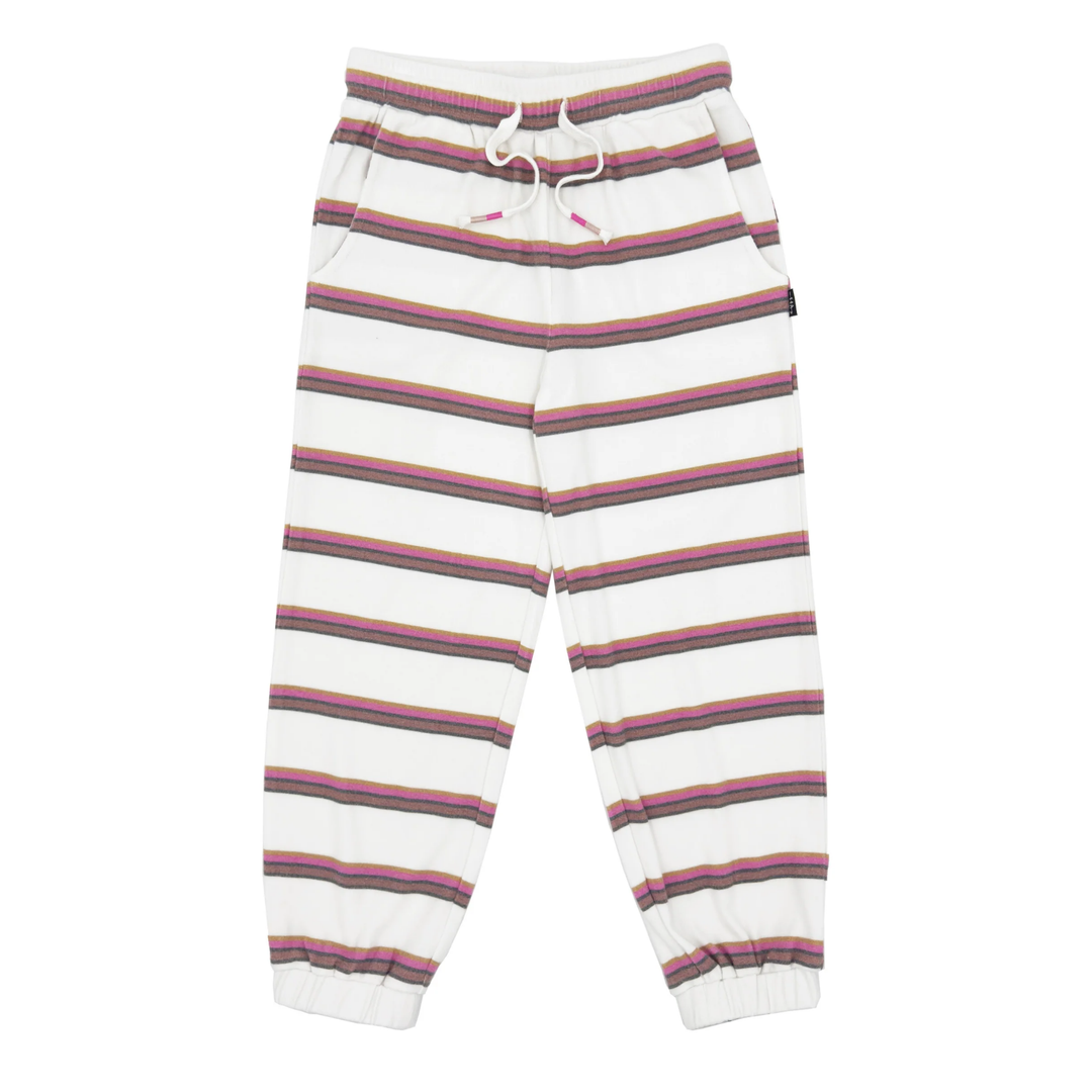 Prism Hacci Jogger in Cream Stripe front