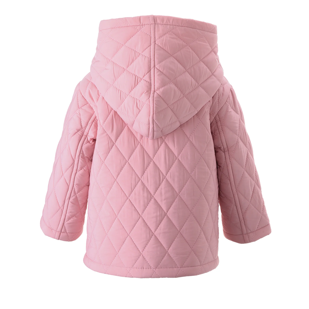 Quilted Jacket in Pink back