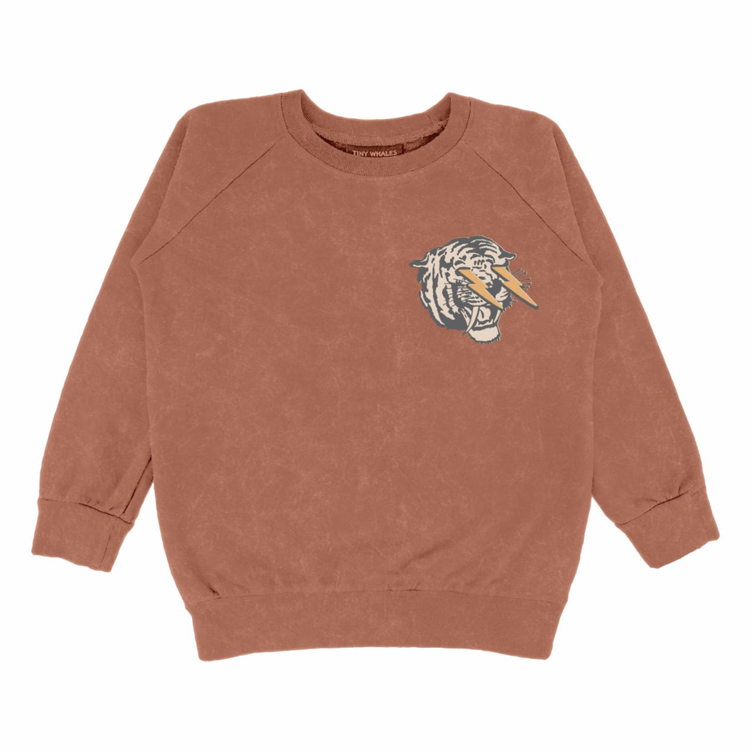 Rad Dudes Club Sweatshirt in Mineral Brick front