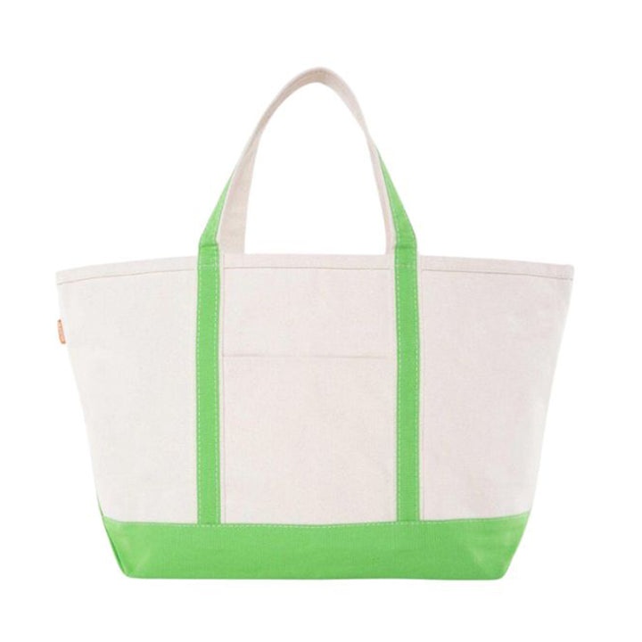 Medium Boat Tote in Grass Green