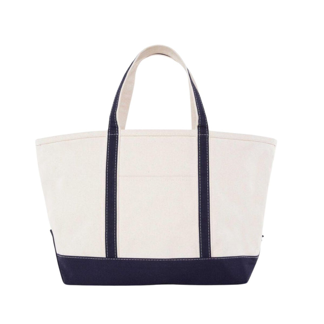 large navy blue tote