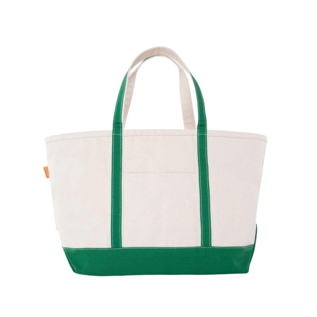 Sturdy Canvas Boat and Tote Bag - Emerald Green