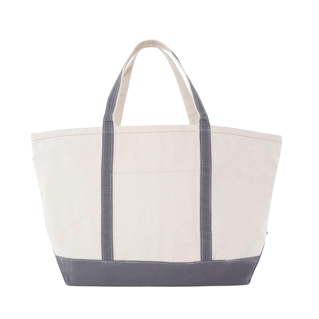 large navy tote bag