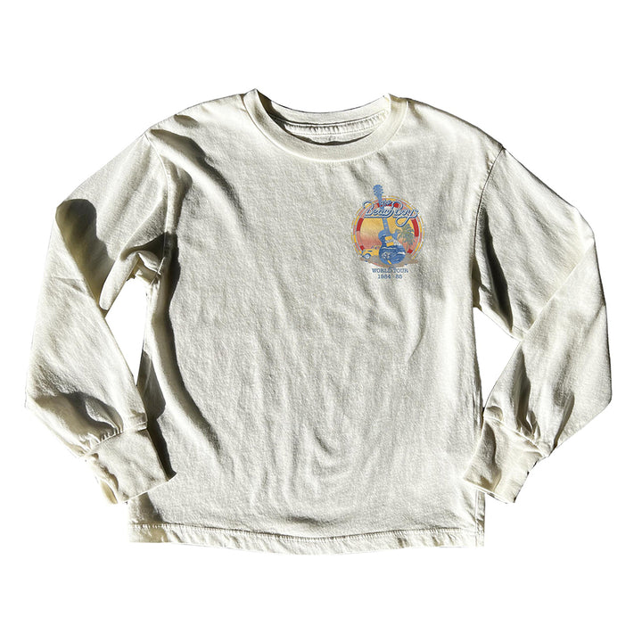 Beach Boys Long Sleeve Tee in Vintage White