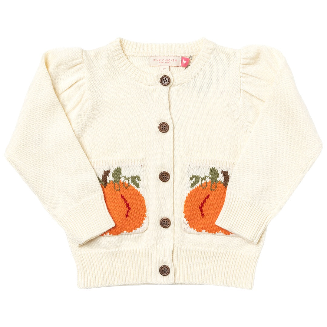 sweater with pumpkin pockets